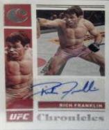 Rich Franklin #CS-RFK Ufc Cards 2021 Panini Chronicles UFC Signatures