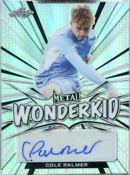 Cole Palmer #WK-CP1 Soccer Cards 2022 Leaf Metal Wonderkid Autographs