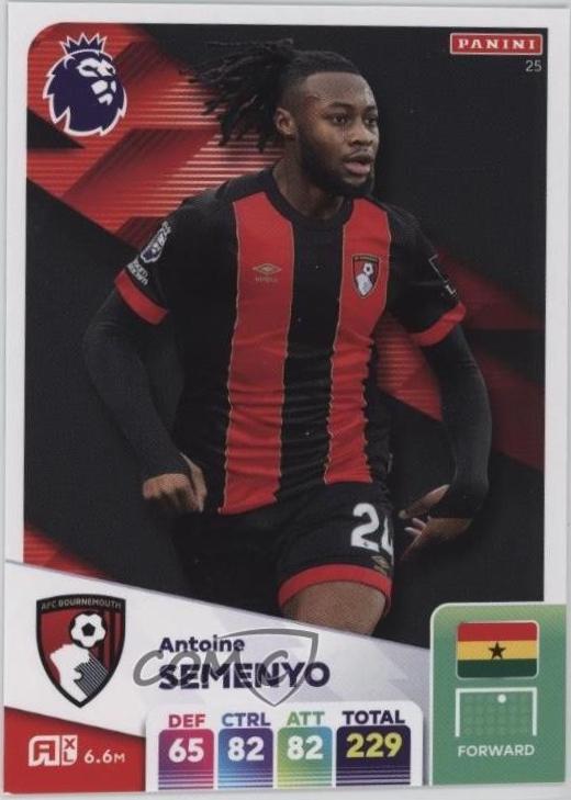 Antoine Semenyo #25 2025 Panini Adrenalyn XL Premier League