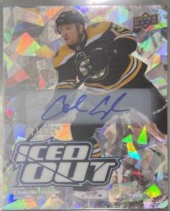 Charlie Coyle [Autograph] #IO-24 Hockey Cards 2022 Upper Deck Allure Iced Out