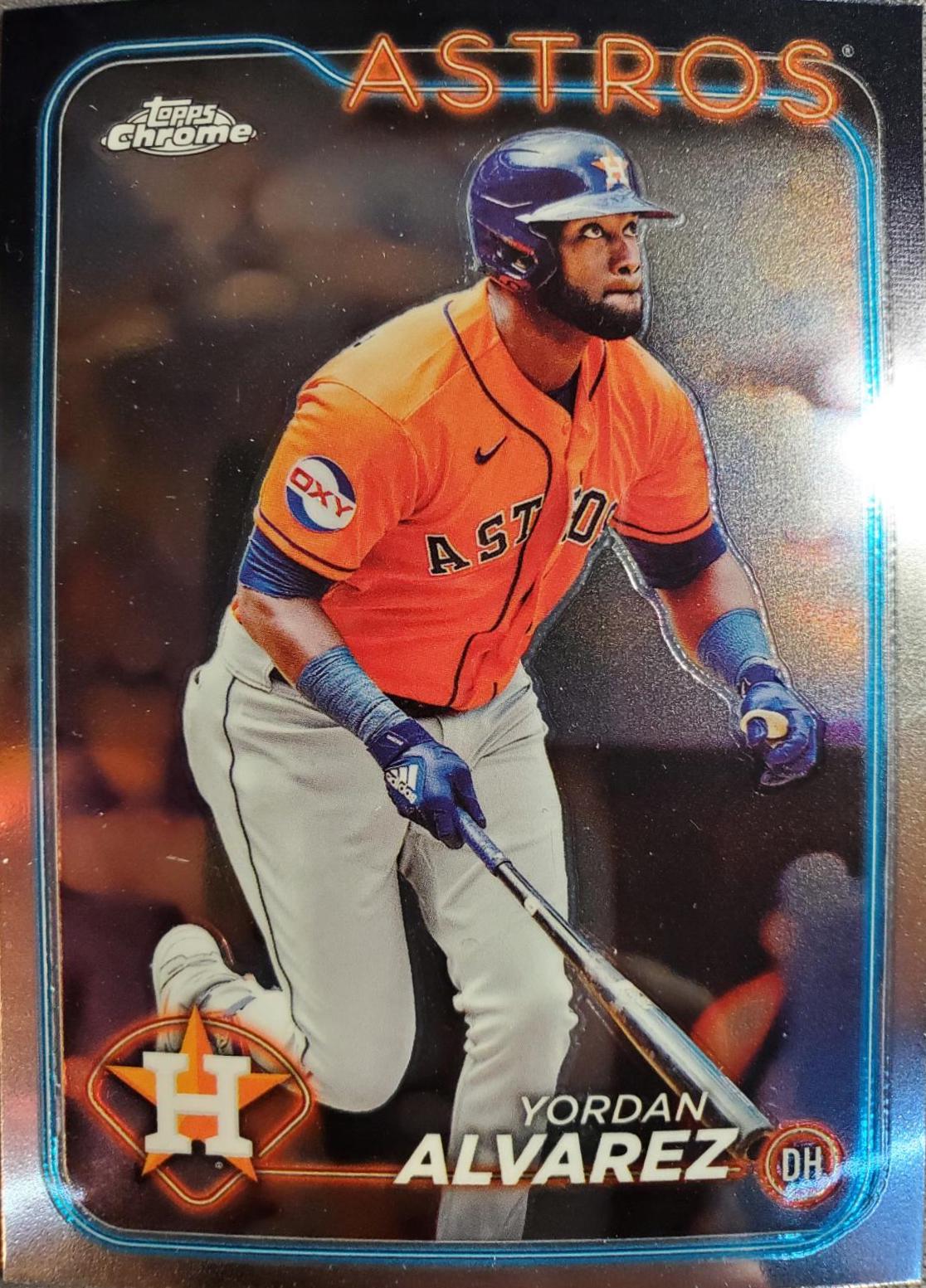 Yordan Alvarez #170 Baseball Cards 2024 Topps Chrome