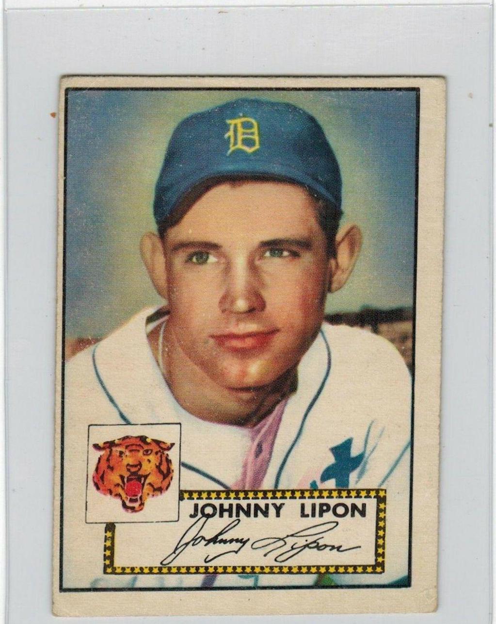 Johnny Lipon #89 Baseball Cards 1952 Topps
