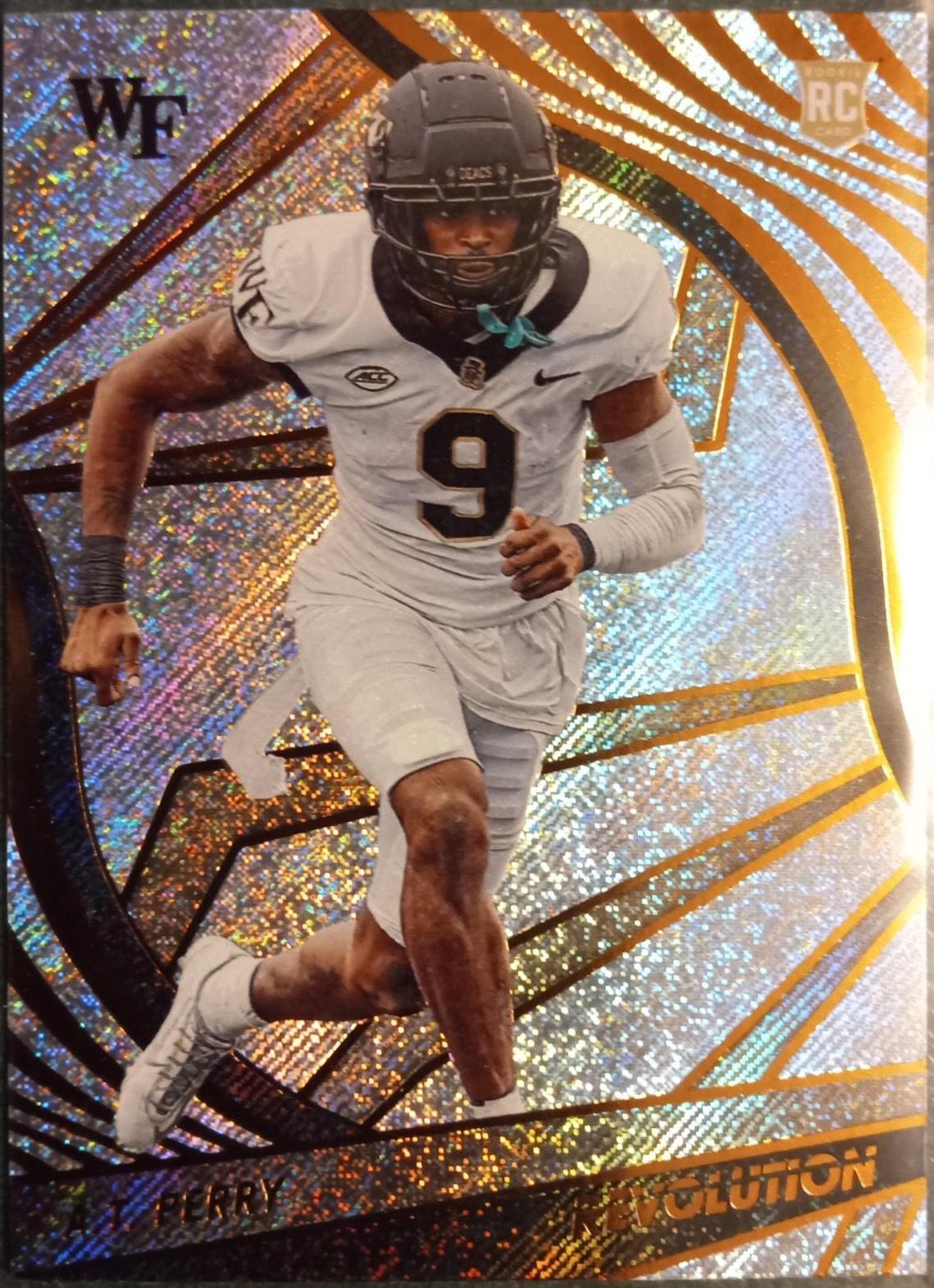 A. T. Perry #68 Football Cards 2023 Panini Chronicles Draft Picks Revolution