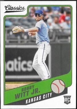 Bobby Witt Jr. #14 Baseball Cards 2022 Panini Chronicles Classics