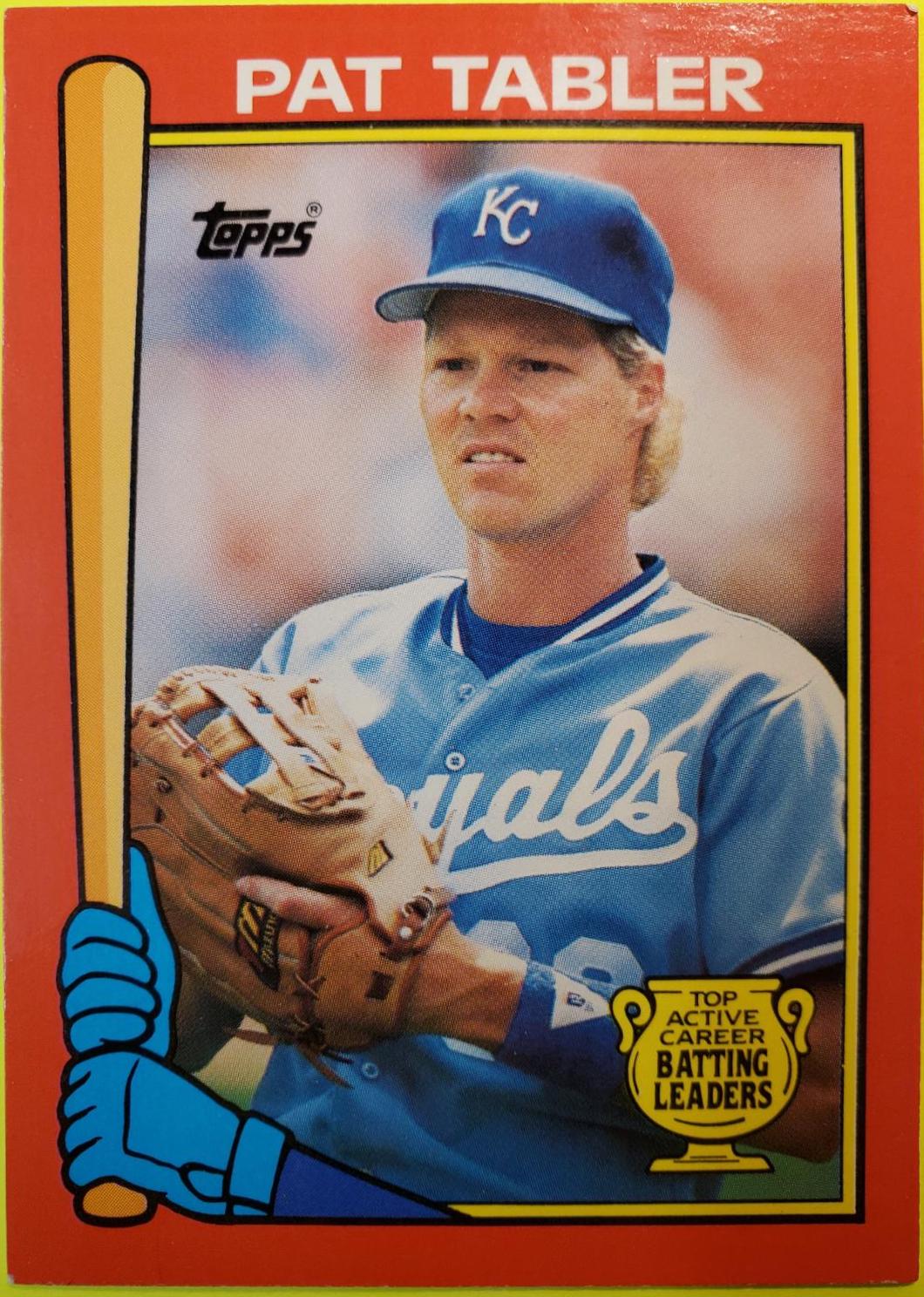 Pat Tabler #19 Baseball Cards 1990 Topps Batting Leaders