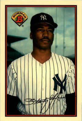 Stan Jefferson #180 Baseball Cards 1989 Bowman Tiffany