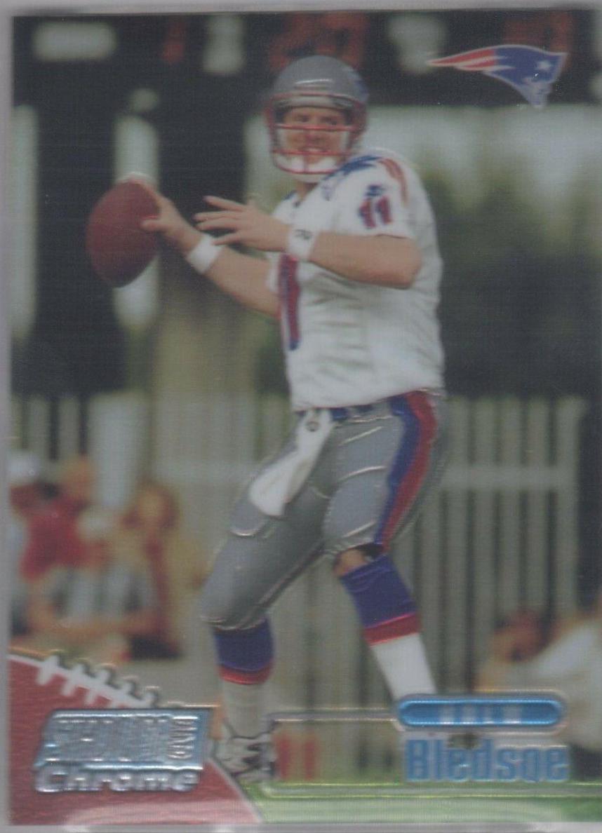 Drew Bledsoe #SCC18 Football Cards 1998 Stadium Club Chrome