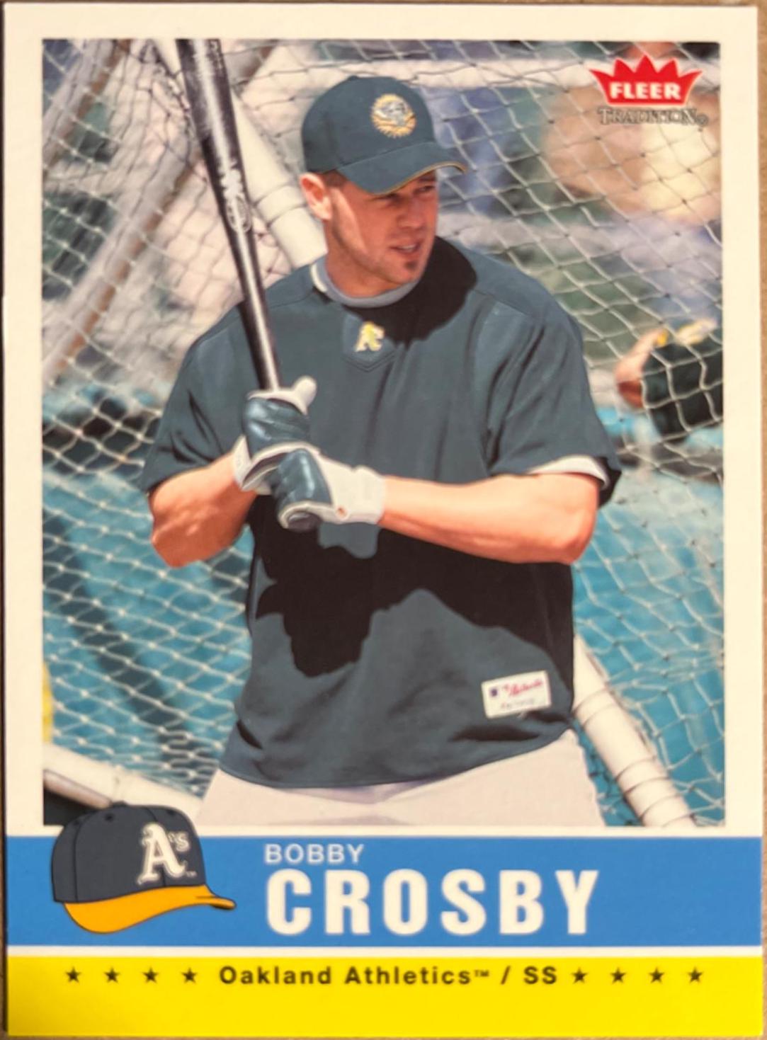 Bobby Crosby #31 Baseball Cards 2006 Fleer Tradition