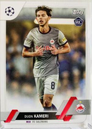 Dijon Kameri #2 Soccer Cards 2022 Topps UEFA Club Competitions