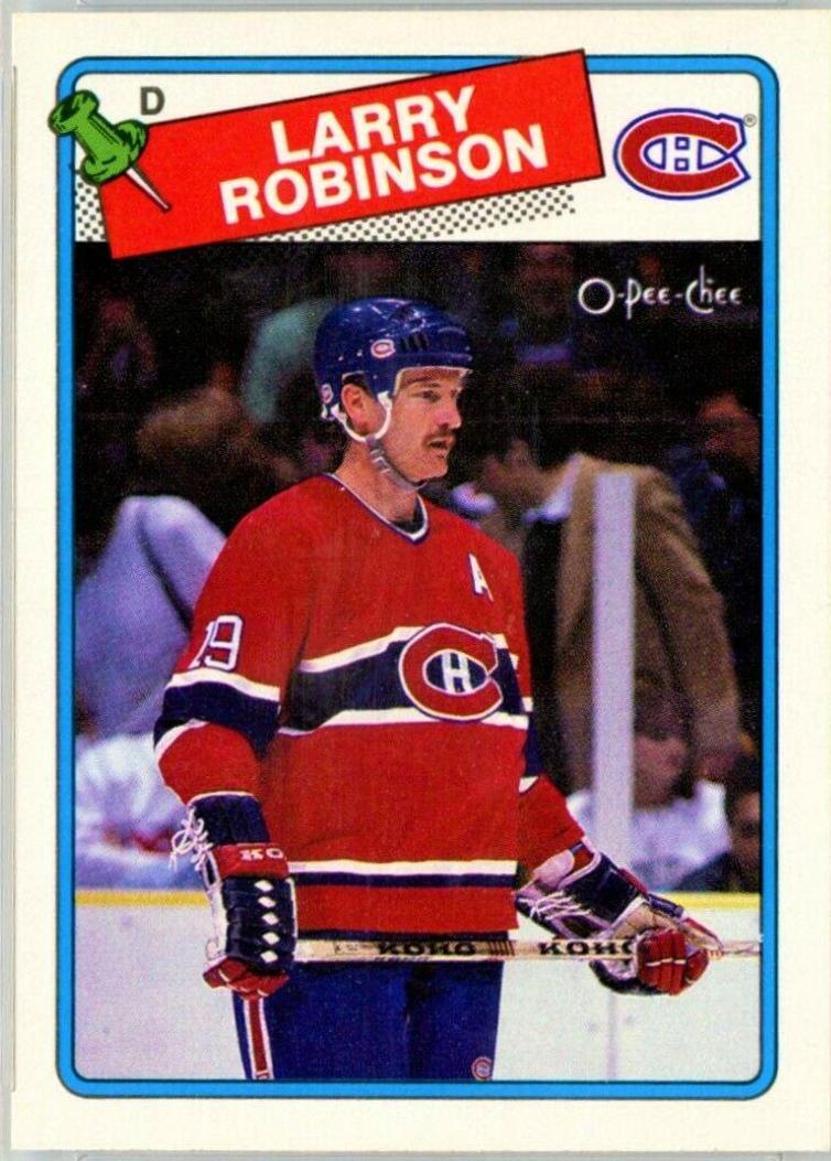 Larry Robinson #246 1988 O Pee Chee Hockey