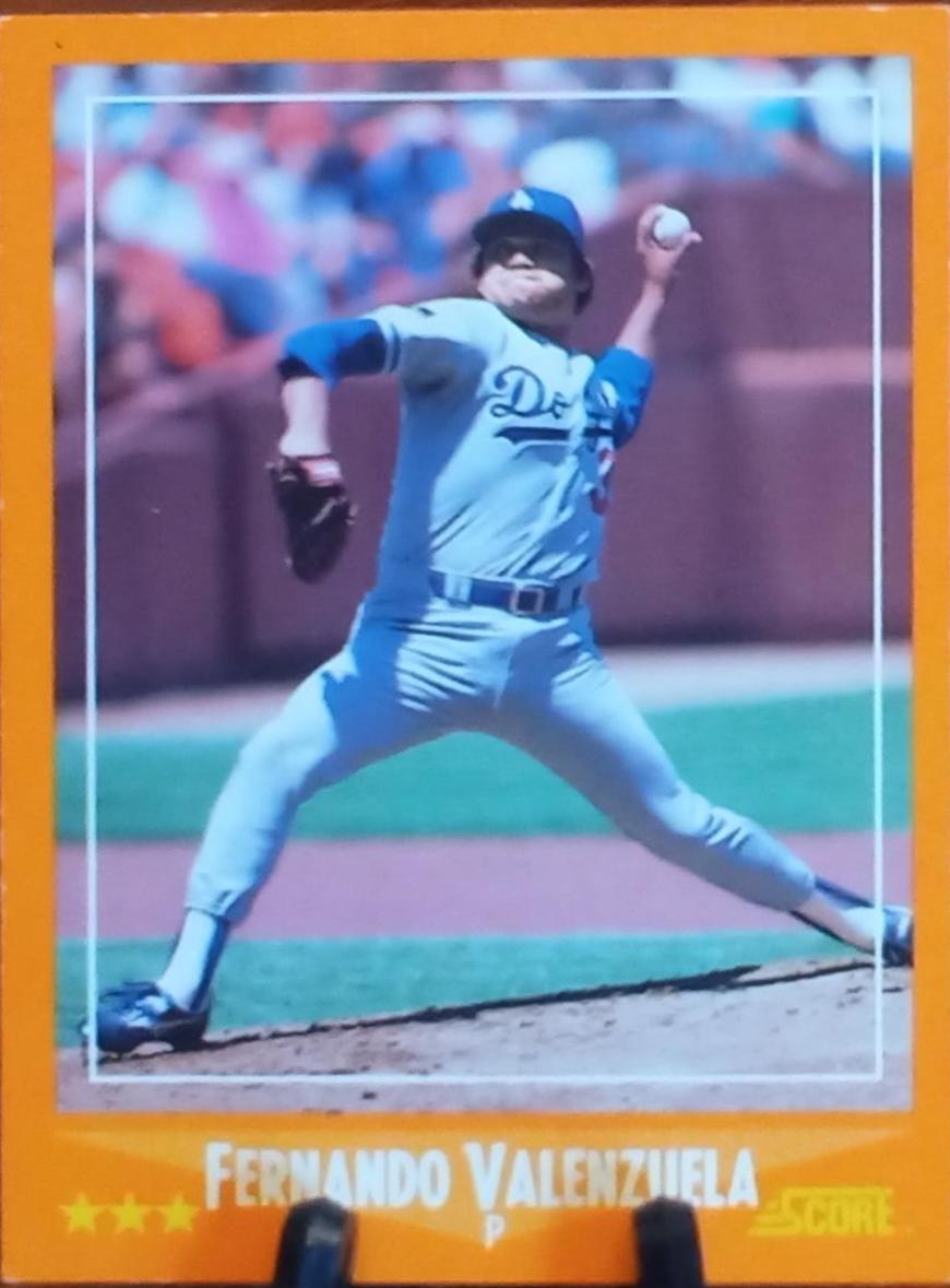 Fernando Valenzuela #600 Baseball Cards 1988 Score