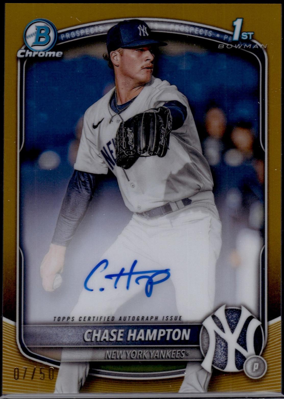 Chase Hampton [Gold Refractor] #CPA-CHA