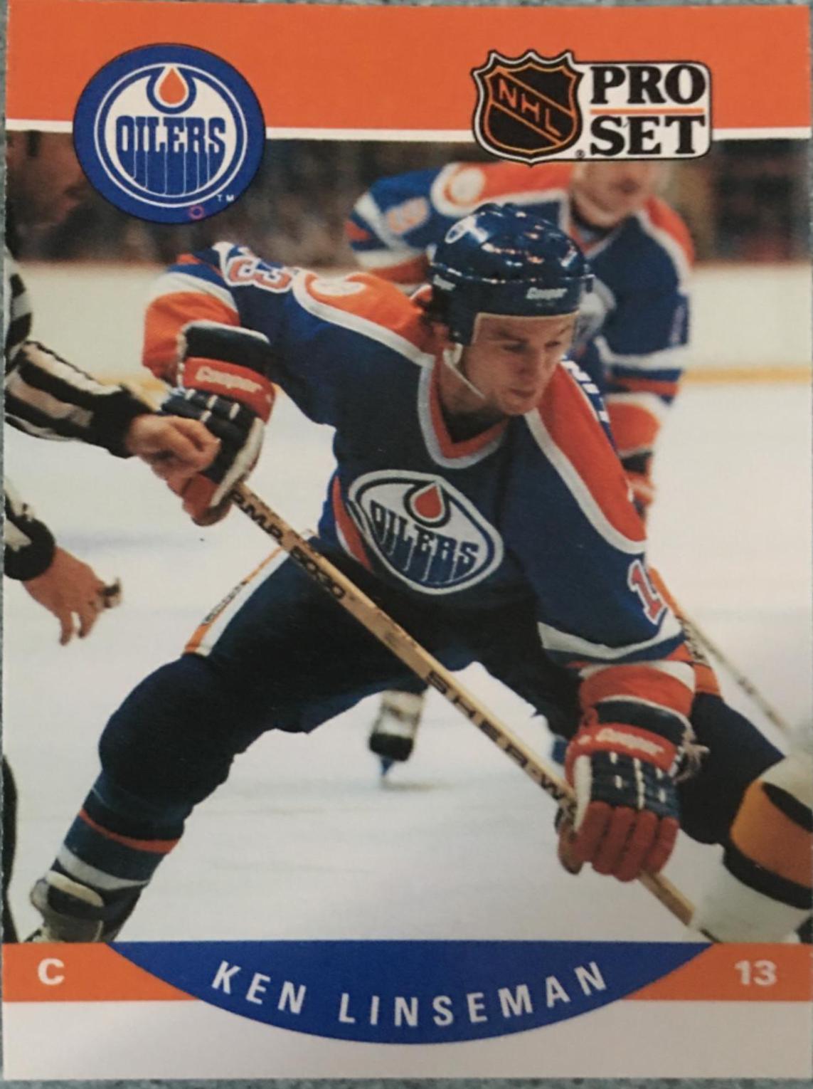 Ken Linseman #444 Hockey Cards 1990 Pro Set