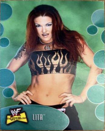 Lita #12 Wrestling Cards 2001 Fleer WWF The Ultimate Diva Collection