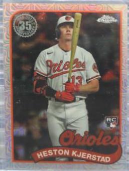 Heston Kjerstad #T89C-79 Baseball Cards 2024 Topps 1989 Chrome Silver Pack