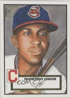 Francisco Lindor #H-20 Baseball Cards 2018 Topps Gallery Heritage