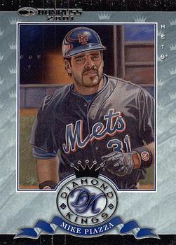 Mike Piazza #DK-7 Baseball Cards 2001 Donruss Diamond Kings