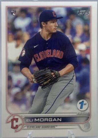 Eli Morgan #217 Baseball Cards 2022 Topps 1st Edition