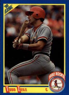 Todd Zeile #600 Baseball Cards 1990 Score