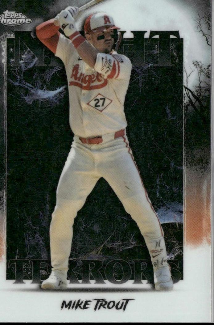 Mike Trout #NT-10 Prices | 2025 Topps Chrome Update Night Terrors