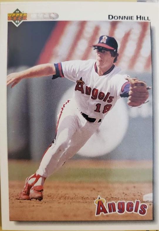 Donnie Hill #413 Baseball Cards 1992 Upper Deck