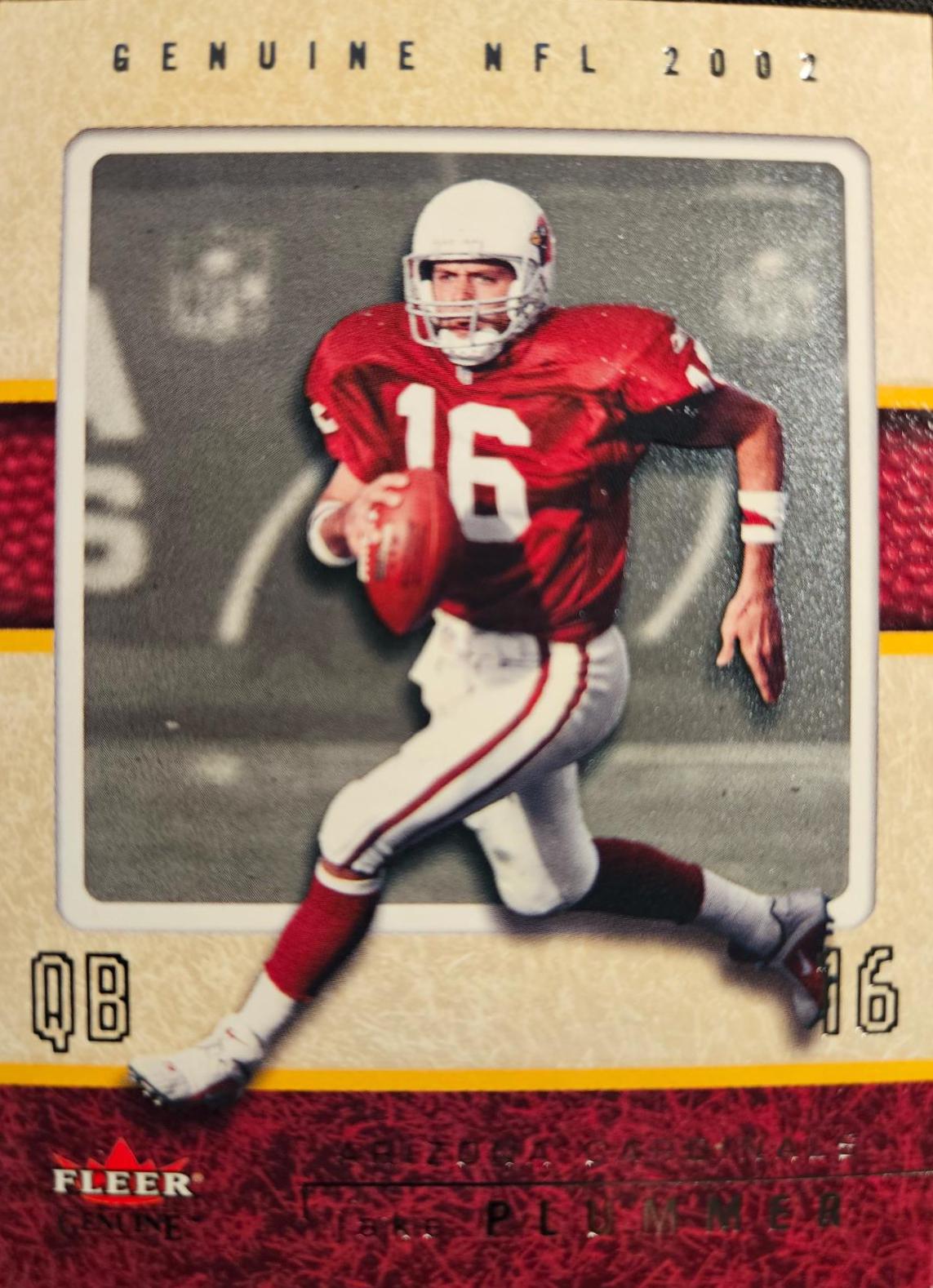 Jake Plummer #16 Football Cards 2002 Fleer Genuine