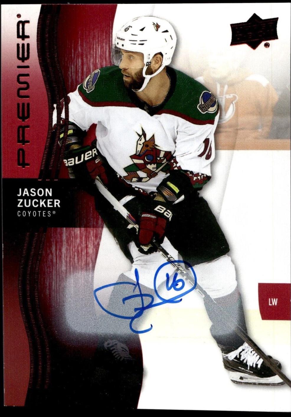 Jason Zucker [Autograph] #84 Prices | 2023 Upper Deck Premier | Hockey ...