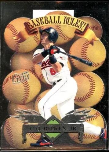 Cal Ripken Jr #9 Baseball Cards 1997 Ultra Baseball Rules