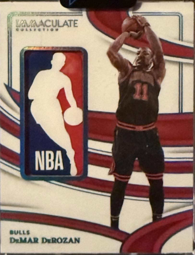 DeMar DeRozan #19 Basketball Cards 2023 Panini Immaculate Logoman