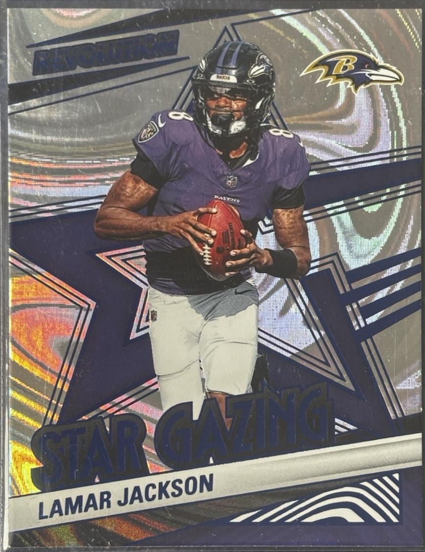 Lamar Jackson [Purple Swirl] #1