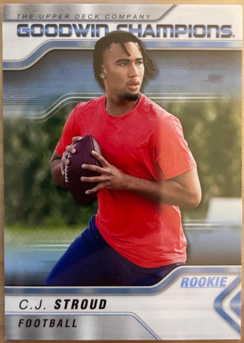 C.J. Stroud #66 Football Cards 2023 Upper Deck Goodwin Champions