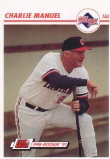 Charlie Manuel #99 1991 Line Drive AAA Baseball