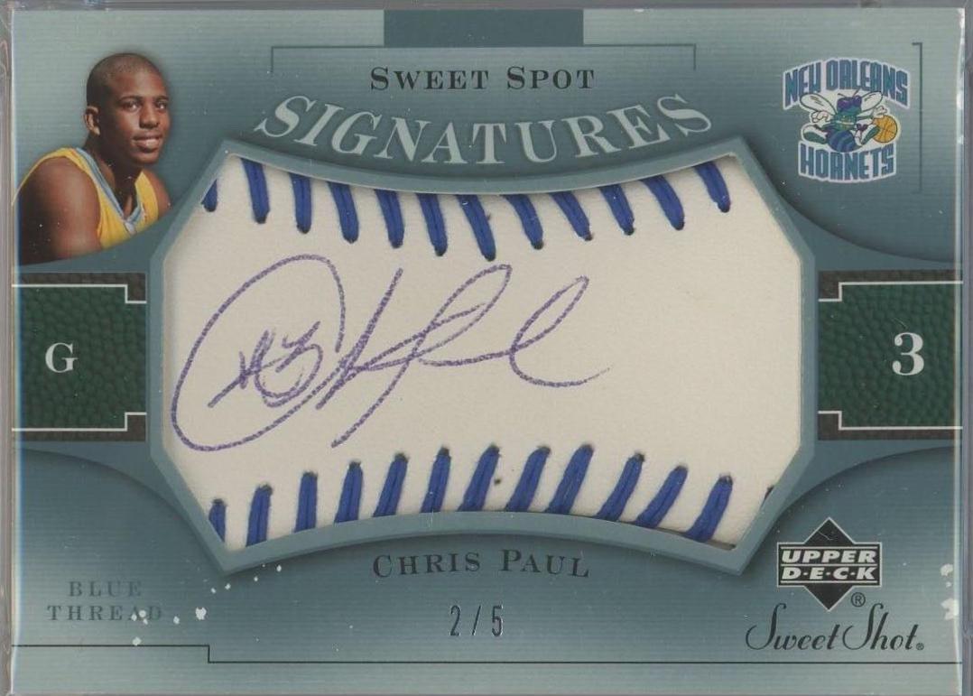 Chris Paul #SSS-CP Basketball Cards 2006 Upper Deck Sweet Shot Signatures
