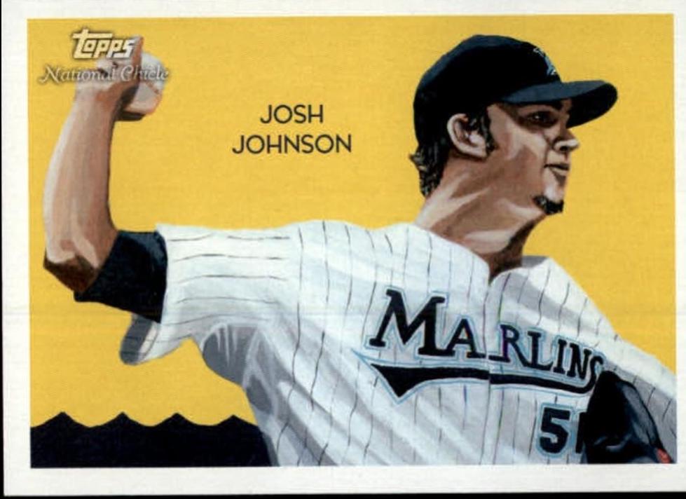 Josh Johnson #18 Baseball Cards 2010 Topps National Chicle