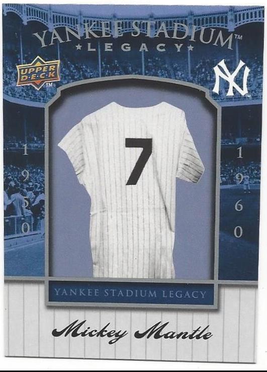 Mickey Mantle #2 Baseball Cards 2008 Upper Deck Yankee Stadium Legacy