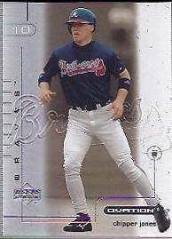 Chipper Jones #31 Baseball Cards 2002 Upper Deck Ovation