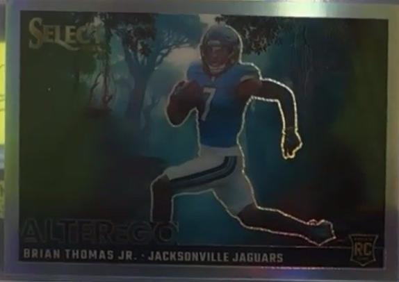 Brian Thomas Jr. #17 Football Cards 2024 Panini Select Alter Ego