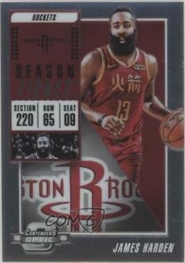 James Harden #7 Basketball Cards 2018 Panini Contenders Optic