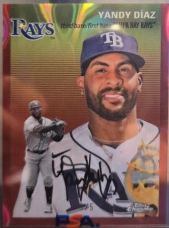 Yandy Diaz [Red Lava Refractor] #163