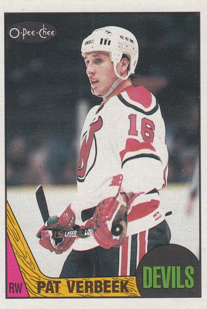 Pat Verbeek #6 Hockey Cards 1987 O-Pee-Chee