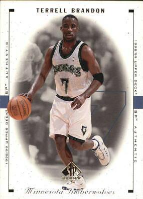 Terrell Brandon #52 1998-99 SP Authentic Basketball