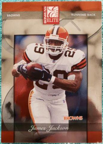 James Jackson #9 Football Cards 2002 Panini Donruss Elite