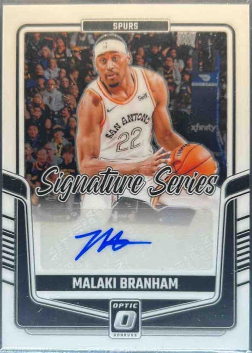 Malaki Branham #27 2024 Panini Donruss Optic Signature Series Basketball