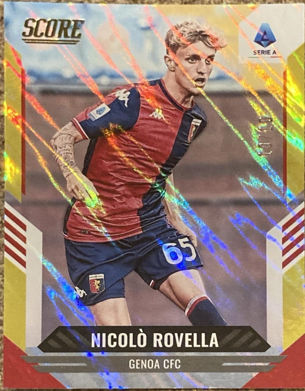 Nicolo Rovella #155 2021 Panini Score Serie A