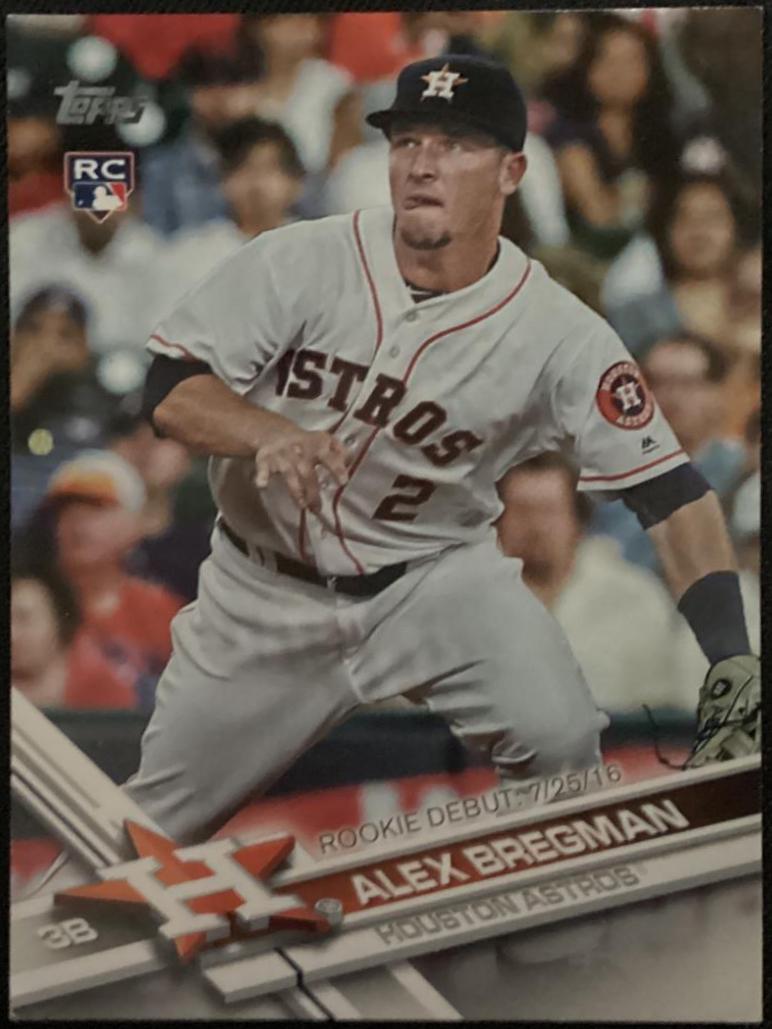 Alex Bregman #US150 Baseball Cards 2017 Topps Update