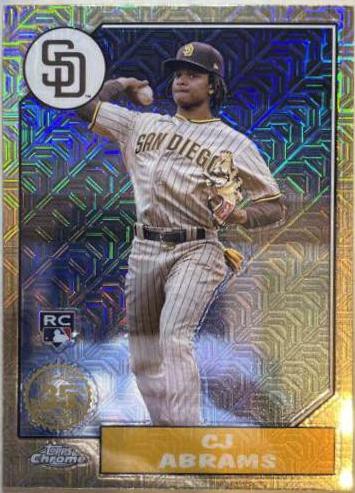 CJ Abrams #T87C-41 Baseball Cards 2022 Topps Update 1987 Chrome