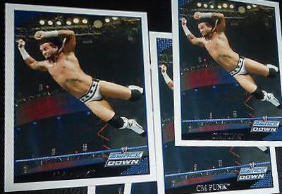 CM Punk #3 Wrestling Cards 2009 Topps WWE