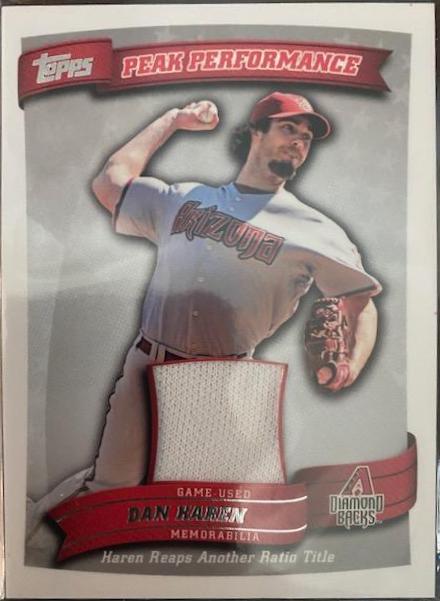 Dan Haren #PPR-DH 2010 Topps Baseball Peak Performance Relics