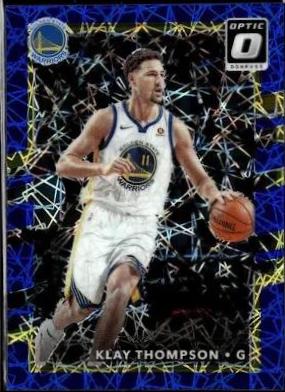 Klay Thompson #49 Basketball Cards 2017 Panini Donruss Optic