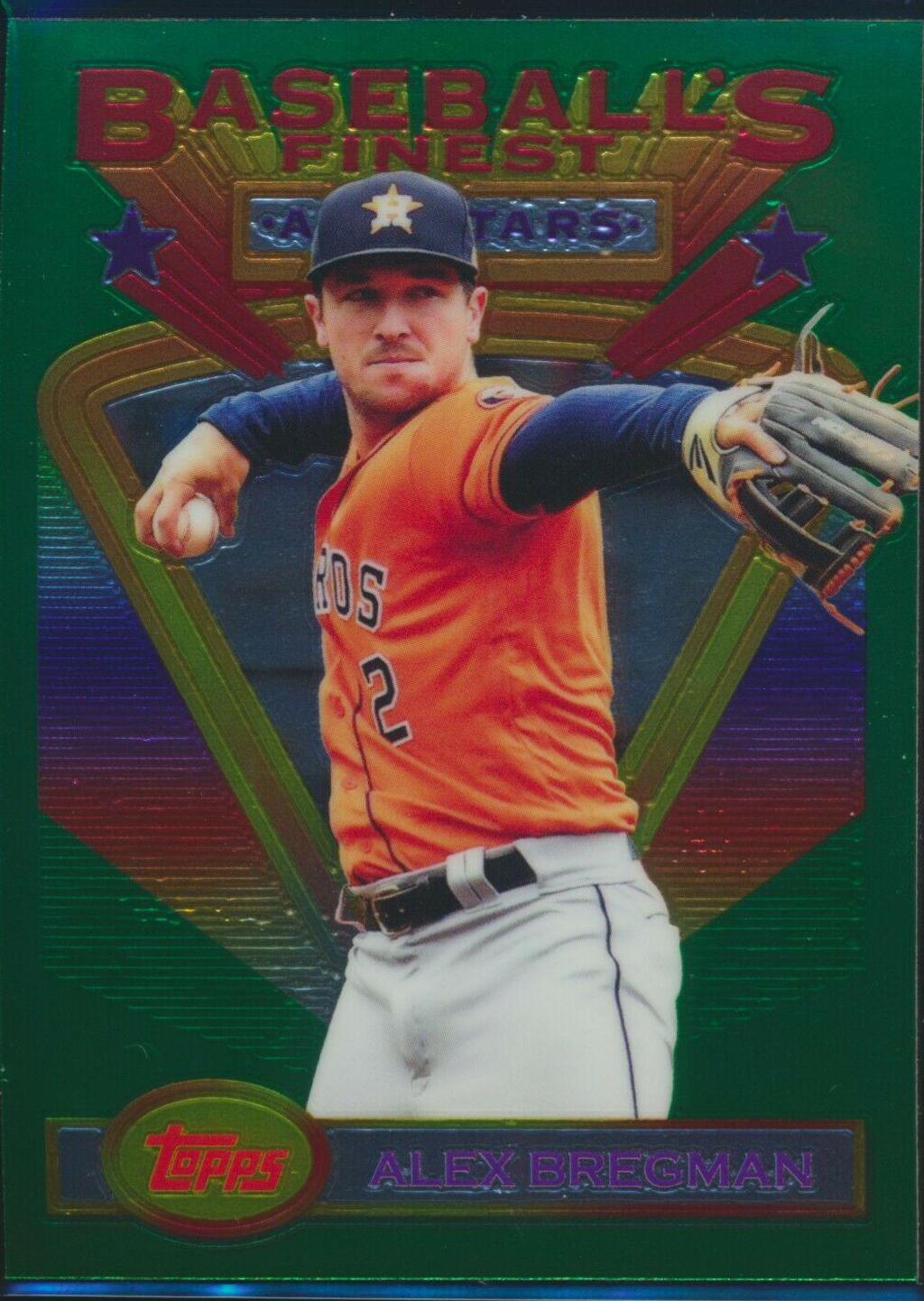 Alex Bregman #100 2020 Topps Finest Flashbacks Baseball